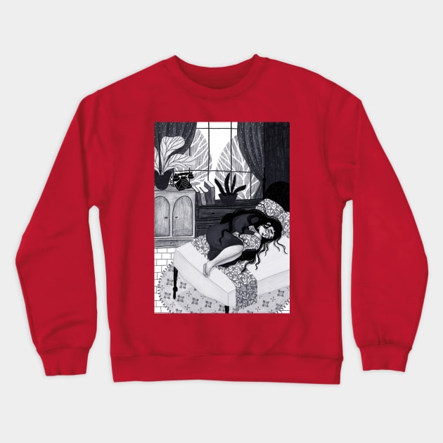 Bedtime Crewneck Sweatshirt by Iz Ptica